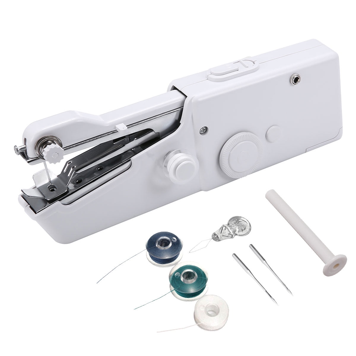 Mini Portable Cordless Handheld Single Stitch Fabric Sewing Machine Home Travel