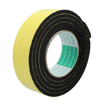 40mm Width 6mm Thickness Single Side Shockproof Sponge Foam Tape 2M Length