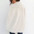 thumbnail image 4 of Womens Faux Fur Jacket Sherpa Warm Fleece Fuzzy Coat Open Front Long Sleeve Flurry Winter Fashion Clothes 2026, 4 of 6