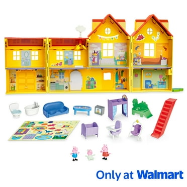 Peppa Pig Toys Peppa's Big Family House with Baby Evie, Playsets for Girls and Boys, 3 