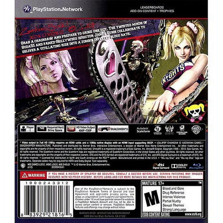 Lollipop Chainsaw (PS3) - Pre-Owned 