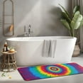 thumbnail image 2 of Colorful Rainbow Tie Dye Spiral Pattern Kitchen Rug Mat,Kitchen Runner Rugs Non Skid Washable,Decorative Kitchen Floor Mats for Kitchen,Sink,Laundry,17"x47.2", 2 of 7