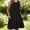 *Black, variant on ClodeEU Women's Round Neck Sleeveless A-Line Swing Dress,Casual Mini Dress with Pockets Black,Women's Plus L