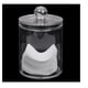 thumbnail image 5 of 1 caja de almacenamiento de hisopos de algodón transparente. Adepaton HMYH124, 5 of 6