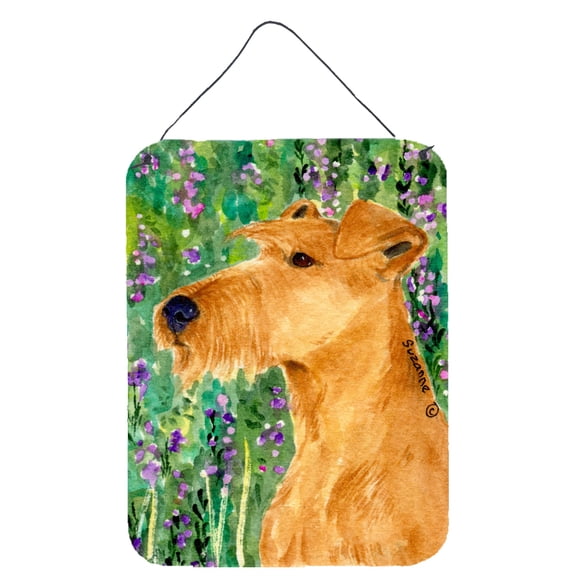 Irish Terrier Aluminium Metal Wall or Door Hanging Prints