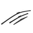 thumbnail image 1 of Unique Bargains 3 Pcs 24' 18' 14' Front Rear Windshield Wiper Blade Set Fit for Mazda CX-5 with Top-Lock Black, 1 of 5