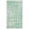 thumbnail image 2 of SAFAVIEH Courtyard Charlie Abstract Indoor/Outdoor Area Rug, Green Blue/Ivory, 2' x 3'7", 2 of 9