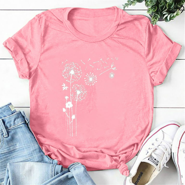 Summer Saving Clearance! Graphic Tees Shirts for Women Cute T Shirts for  Women Juniors Tops Cute Clothes for Teens Cute Summer Clothes for Teen  Girls