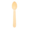 thumbnail image 2 of Natural Wood Spoon - 5 1/2" x 1 1/4" x 1/2" - 500 count box, 2 of 3