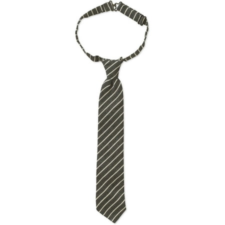 - Genevieve Goings Collection Boys Black Pre-Tied Adjustable Tie