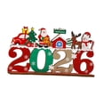 thumbnail image 3 of Árbol de Navidad de madera, centro de mesa coleccionable de árbol de Navidad pequeño, Navidad Estilo G, 3 of 9