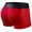 JM467RED, variant on Men Trunks Built-in Fake Butt Hip Lifter Enhancer Shorts Boxer Briefs Padded Underwear Shapewear Underpants Nylon Breathable