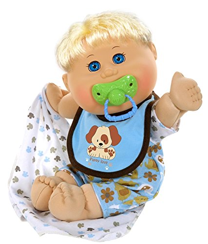 cabbage patch blonde hair blue eyes