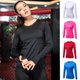 thumbnail image 4 of Nuevas mujeres Yoga Tops Sexy Gym Sportswear Fitness cuello redondo, 4 of 8