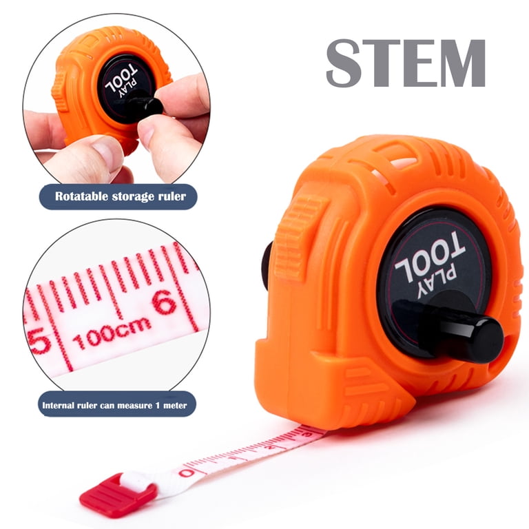 SMILESSKIDDO 48-Piece Kids Tool Set With Electronic Drill - Construction Toy For Boys & Girls Ages 3-6