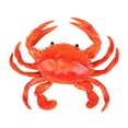 thumbnail image 1 of Figurita de cangrejo realista, figura de Animal marino, modelo ornamental, decoración de escritorio, criatura marina, juguete de cangrejo, mariscos,, 1 of 8