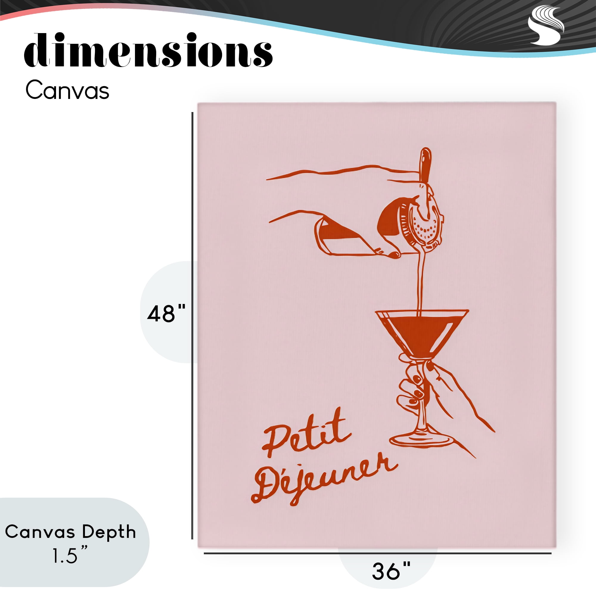 Stupell Industries Pouring Brunch Cocktail Canvas Wall Art, design by The Prints Vibe