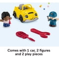 thumbnail image 5 of Fisher-Price Little People Juego de garaje de aprendizaje iluminado para niños pequeños con escenarios inteligentes, automóvil y rampa para juegos de simulación para niños a partir de 1 año, 5 of 5
