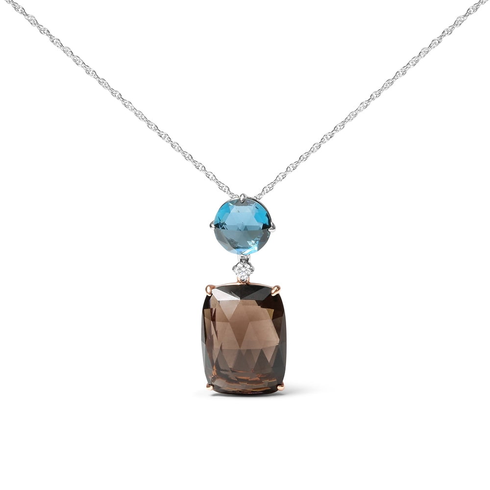 Smokey Topaz Necklace - Sterling Silver - Colore SG – Marie's Jewelry Store