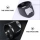 thumbnail image 2 of EeaseMX 1 anillo de dedo delicado y sencillo estilo punk rockero para hombre., 2 of 7