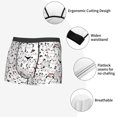 thumbnail image 3 of Gaeub Cute Cat Print Men's Boxer Briefs,Super Fit Boxer Briefs for Men,Quick-Dry Underwear with 4-Way Stretch-Medium, 3 of 5