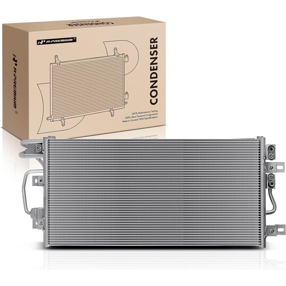 A-Premium Air Conditioning A/C Condenser Compatible with Ford Explorer 2013-2019, Police Interceptor Utility 2014-2019, V6 3.5L Turbocharged