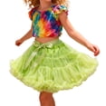 thumbnail image 2 of ZHOGXU Big Kids Girls Skirt Elastic Waist Solid Color Bow Design Comfortable Stylish Mesh Tutu Skirts For Carnival Party And Daily Wear Light Green 110, 2 of 4