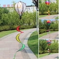 thumbnail image 2 of IKemiter Hot Air Balloon Outdoor Decoration Rainbow Wind Turns Sequins Rotating Colorful Windmill String Garden Windmill, 2 of 7