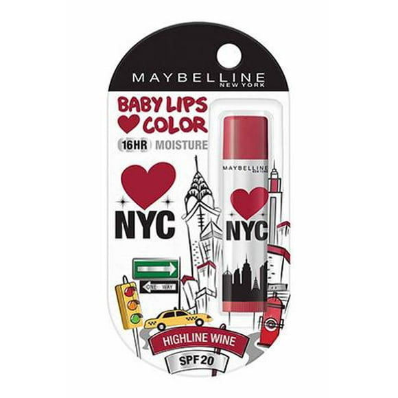 Maybelline New York Baby Lips Loves NYC Lip Balm, Highline Wine