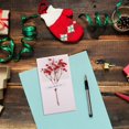 thumbnail image 5 of SIfdSeng Get it Fast Christmas Charm Dried Flower Greeting Card Festive Design Natural Holiday Sentiments Idea, 5 of 5