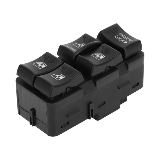 Interruptor de ventana eléctrica Unique Bargains No. 10283834 para el lado del conductor delantero izquierdo para Chevrolet Impala 2000-2005 Negro