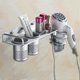 thumbnail image 3 of Wall Mounted Hair Dryer Holder, Bathroom Hair Care & Styling Tool Organizer Storage Basket,Aluminum Hanging Rack Organizer Hair Tools Organizer Storag, 3 of 5