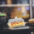 thumbnail image 4 of Tkrady Glass Butter Dish, Butter Dish with Lid and Easy Grip Handle, Easy to Use and 100% Food Safe - Dishwasher Safe, Classic Addition, 4 of 6