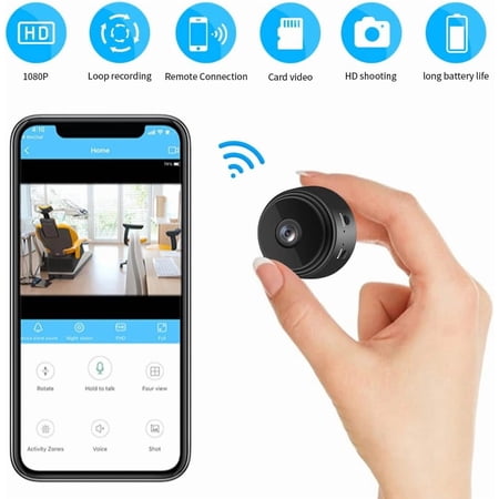 Mini Hidden Spy Nanny Camera Wireless Nanny Cam WiFi Home Security HD 1080P DVR