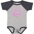 thumbnail image 3 of Inktastic I Love My Daddy in Pink Chalk Heart Boys or Girls Baby Bodysuit, 3 of 5