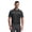 Caviar Black, variant on Men's & Big Men's Performance Proper Stripe Short Sleeve Polo Shirt, up to 5XL