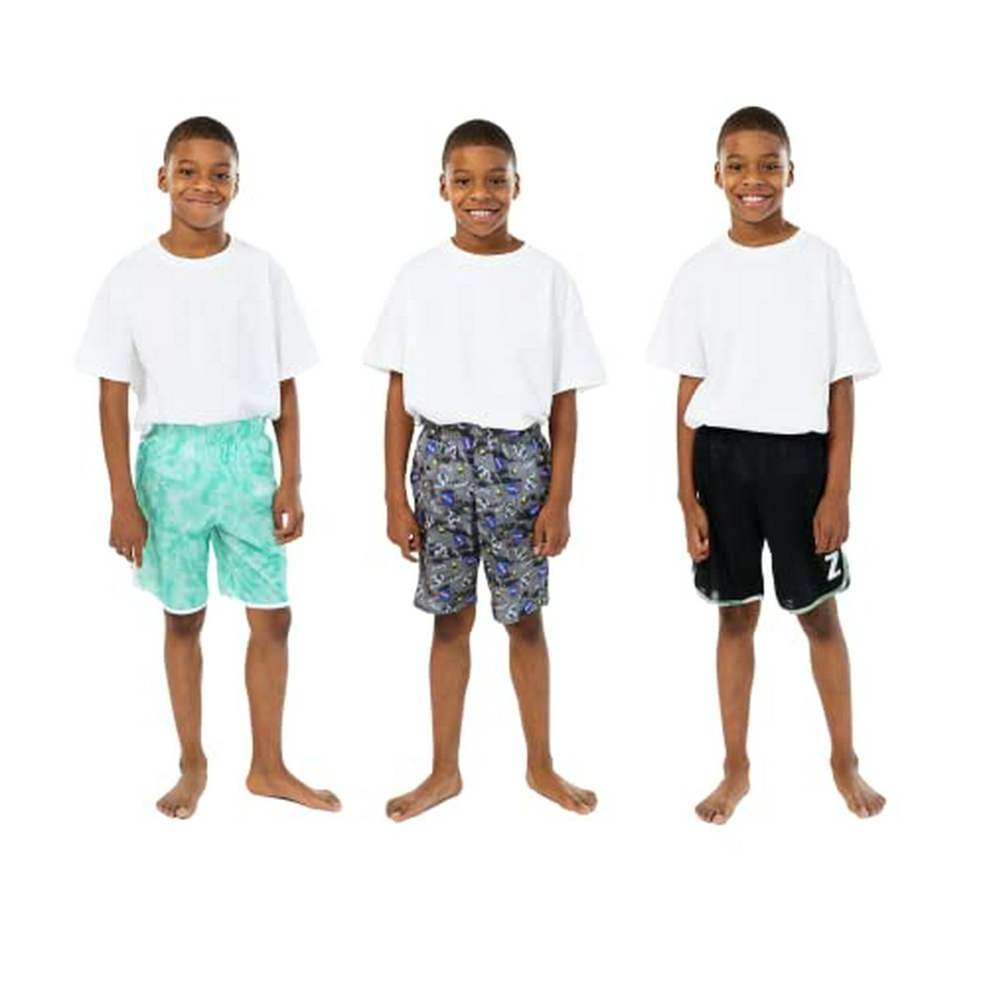 See Pic Boys Pajama Shorts For Kids 3 Pack Pajamas Sleep Short Set For Boy Black Blue Gray 6 7 Other