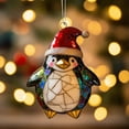 thumbnail image 1 of Penguin Christmas Ornament 2025 Sea Animals Double-Sided Acrylic Ornament, 1 of 6