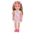 thumbnail image 3 of Vinyl Girl Doll, Stylish Girl Doll 15 Inch Game Props For Holiday Party, 3 of 8