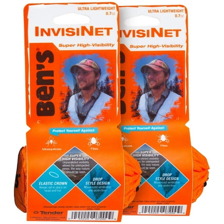 Ben s InvisiNet Bug Repellent Head Net (Pack of 2)
