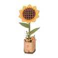 thumbnail image 1 of Rokr 3D Wooden Puzzle Sunflower DIY, 1 of 5