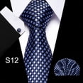 thumbnail image 1 of Corbata para hombre, traje formal, traje profesional a rayas, traje de verano, 1 of 1