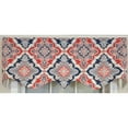 thumbnail image 3 of RLF Home 100% Cotton Coventry Regal  Fully lined Windows Rod Pocket Valance 50" x 17"  Navy, 3 of 6