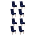 thumbnail image 1 of Toystoory 2 fundas para sillas de comedor hechas de terciopelo para una máquina de asiento y cómoda. Type5 NO5, 1 of 6
