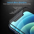 thumbnail image 4 of Tempered Glass Protective Film for iPhone 12 / Pro [6.1 Inch], High Quality Tempered Glass [2 pieces] [Full Coverage] [2.5D Round Edge] [HD Clear] [9H Hardness], 4 of 7