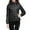 Black, variant on Women's Lightweight Packable Down Jacket, Hooded Short Puffer Coat, Water-Resistant Windproof Outerwear, Slim Fit Winter Warm Coat, 11 Colors, Sizes S-XXL