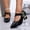 Black, variant on Women's Patent Leather Pointed Toe High Heel Sandals Non Slip Rhinestone Butterfly Plus Size Spring Summer Elegant Wine 36