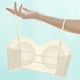 thumbnail image 3 of Gibobby Brasier deportivo para mujer Mujeres sin anillo de Francés Sexy espalda abierta espalda Sujetador en forma de U Verano Ultra Thin Bud Bra Ropa interior(Blanco,G), 3 of 5