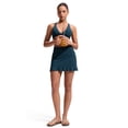 thumbnail image 3 of CRZ YOGA Ruffle Swim Skirt for Women High Waisted Tummy Control Bathing Suit Bikini Bottoms, 3 of 5