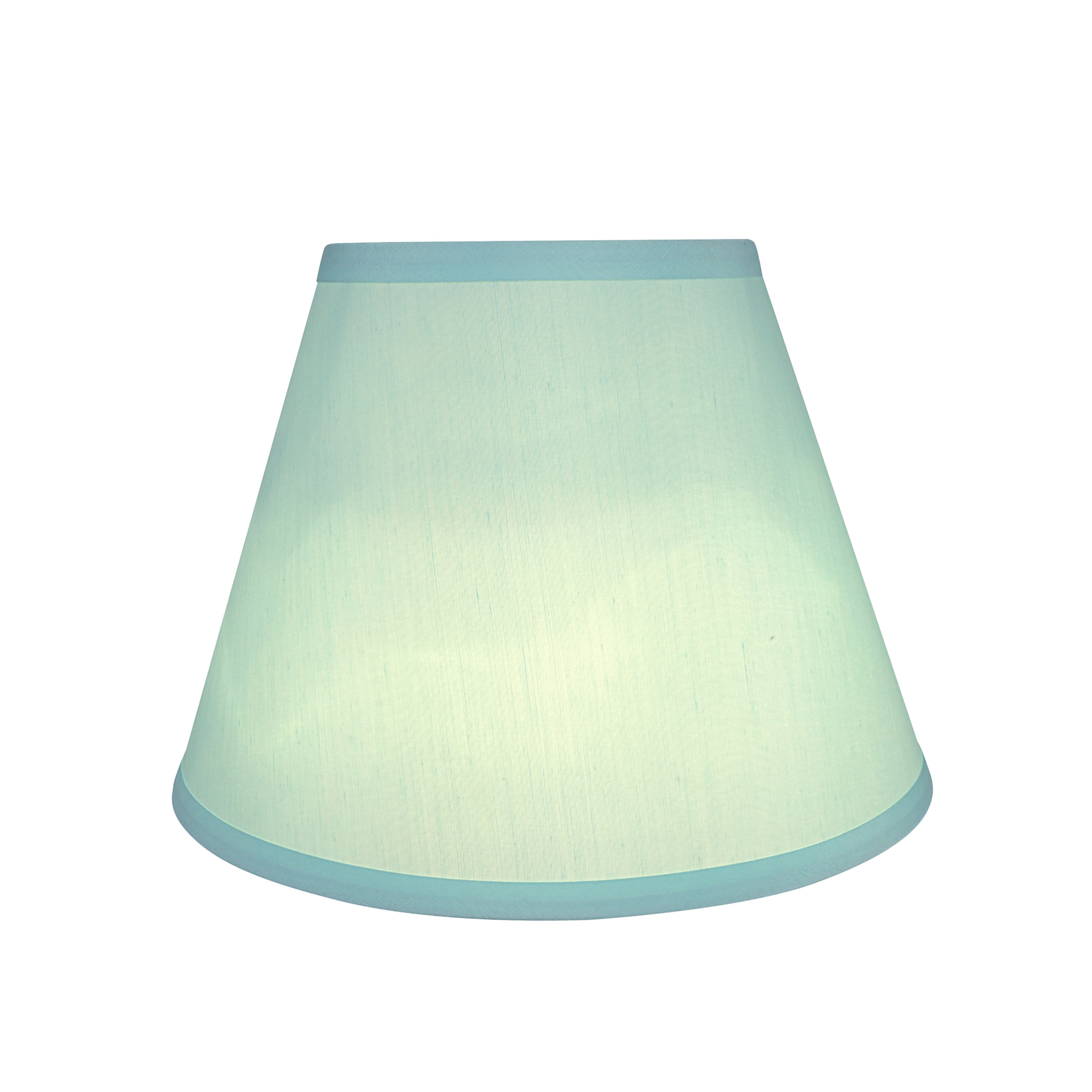 Aspen Creative 58906 Transitional Hardback Empire Shape UNO Construction Lamp Shade in Light Blue, 9" Wide (5" x 9" x 7")